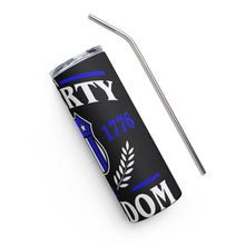 Load image into Gallery viewer, U.S.A. Liberty Freedom Black Tumbler Cup