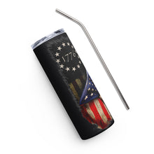 Load image into Gallery viewer, We The People 1776 Flag Black Tumbler Cup