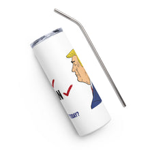 Load image into Gallery viewer, White, Straight, Republican, Male White Tumbler Cup