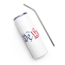 Load image into Gallery viewer, We The People Red, White, and Blue White Tumbler Cup