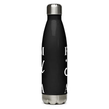 Load image into Gallery viewer, Freedom Spelled America Black Tumbler Bottle
