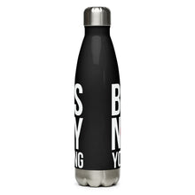 Load image into Gallery viewer, Not My President Black Tumbler Bottle
