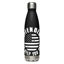 Load image into Gallery viewer, Offended? Black Tumbler Bottle