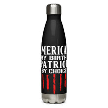 Load image into Gallery viewer, Patriot by Choice Black Tumbler Bottle