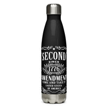 Load image into Gallery viewer, Second Amendment Whiskey Black Tumbler Bottle