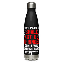 Load image into Gallery viewer, Shall NOT Be Infringed Black Tumbler Bottle