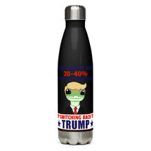 Load image into Gallery viewer, Switch Back to Trump Black Tumbler Bottle