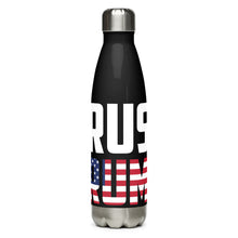 Load image into Gallery viewer, Trust Trump Black Tumbler Bottle