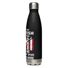 Load image into Gallery viewer, Patriotism Black Tumbler Bottle