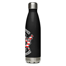 Load image into Gallery viewer, Red White and Blue Our Rights Don't End Black Tumbler Bottle
