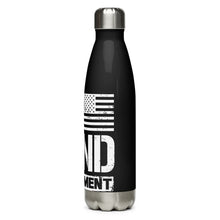 Load image into Gallery viewer, Second Amendment Flag Black Tumbler Bottle