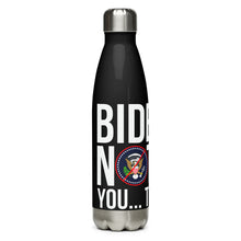 Load image into Gallery viewer, Not My President Black Tumbler Bottle