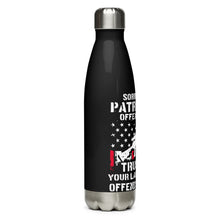 Load image into Gallery viewer, Patriotism Black Tumbler Bottle