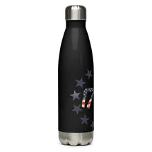 Load image into Gallery viewer, Red White and Blue 1776 Black Tumbler Bottle