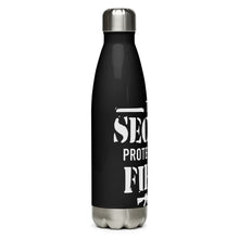 Load image into Gallery viewer, Second Protects the First Black Tumbler Bottle