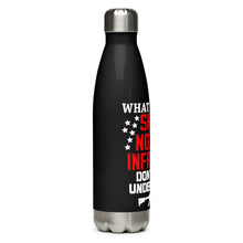 Load image into Gallery viewer, Shall NOT Be Infringed Black Tumbler Bottle