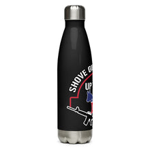 Load image into Gallery viewer, Shove Your Gun Control Black Tumbler Bottle