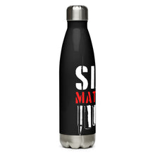 Load image into Gallery viewer, Size Matters Black Tumbler Bottle