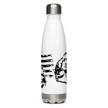 Load image into Gallery viewer, Black Mount Rushmore with Flag White Tumbler Bottle