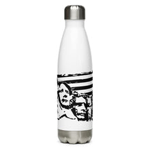 Load image into Gallery viewer, Black Mount Rushmore with Flag White Tumbler Bottle