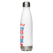 Load image into Gallery viewer, Merica Refusin to Lose White Tumbler Bottle
