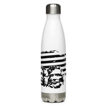 Load image into Gallery viewer, Black Mount Rushmore with Flag White Tumbler Bottle