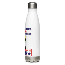 Load image into Gallery viewer, Switch Back to Trump White Tumbler Bottle