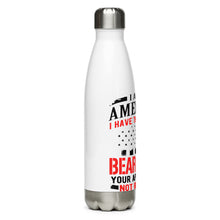Load image into Gallery viewer, I Have The Right To Bear Arms White Tumbler Bottle
