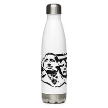 Load image into Gallery viewer, Black Mount Rushmore with Flag White Tumbler Bottle