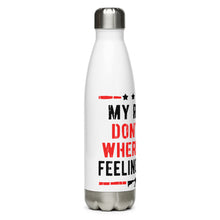 Load image into Gallery viewer, My Rights are Greater Than Your Feelings White Tumbler Bottle