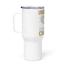 Load image into Gallery viewer, Undefeated World War Champs Tumbler with a handle