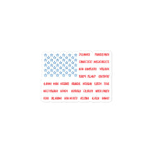 Load image into Gallery viewer, American Flag States Sticker