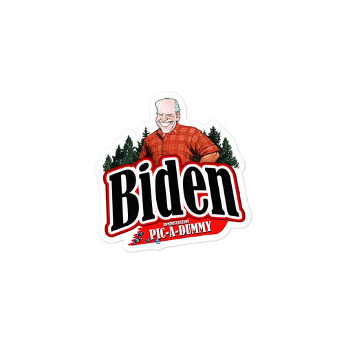 Biden Pic A Dummy Sticker