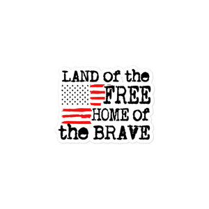 Land of the Free Sticker