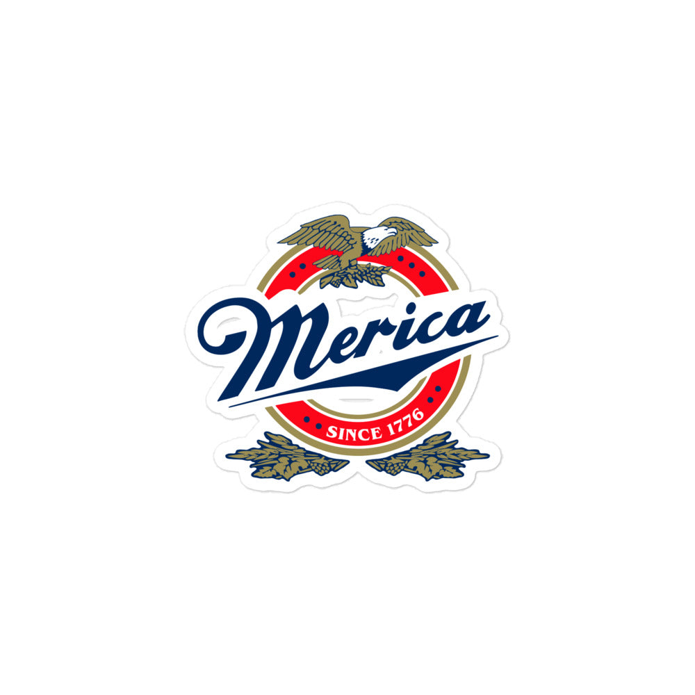 Merica Beer Sticker