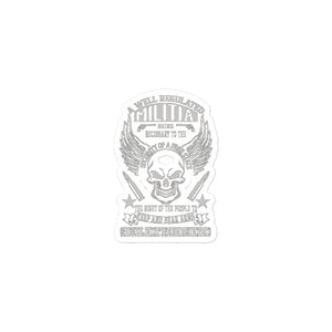 Militia Sticker