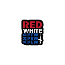 Load image into Gallery viewer, Red White and Pew Sticker