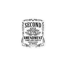 Load image into Gallery viewer, Second Amendment Whiskey Sticker