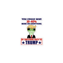 Load image into Gallery viewer, Switch Back to Trump Sticker