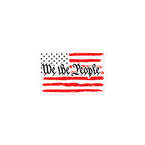 U.S.A. Flag We The People Sticker