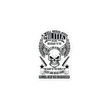 Load image into Gallery viewer, Militia (Black) Sticker