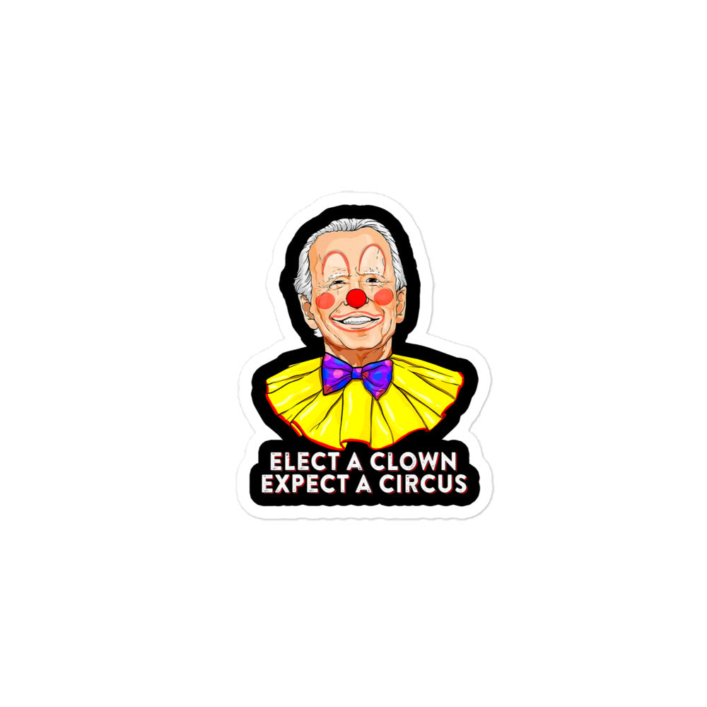 Biden Clown Sticker