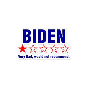 1 Star Biden Sticker