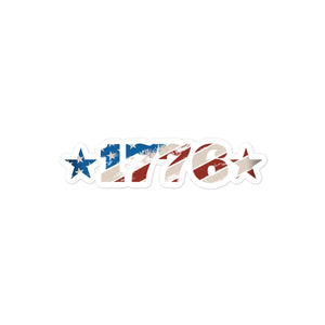 American Flag 1776 Sticker