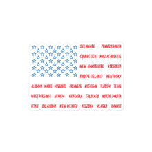 Load image into Gallery viewer, American Flag States Sticker