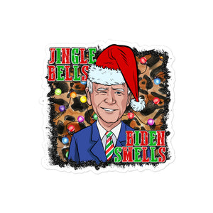 Jingle Bells Biden Smells Sticker