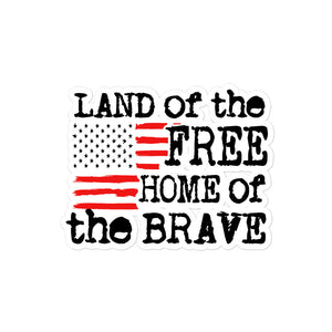 Land of the Free Sticker