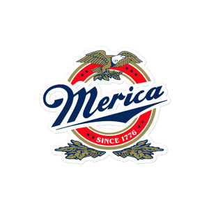 Merica Beer Sticker