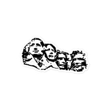 Load image into Gallery viewer, Mount Rushmore Black Sticker