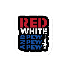 Load image into Gallery viewer, Red White and Pew Sticker